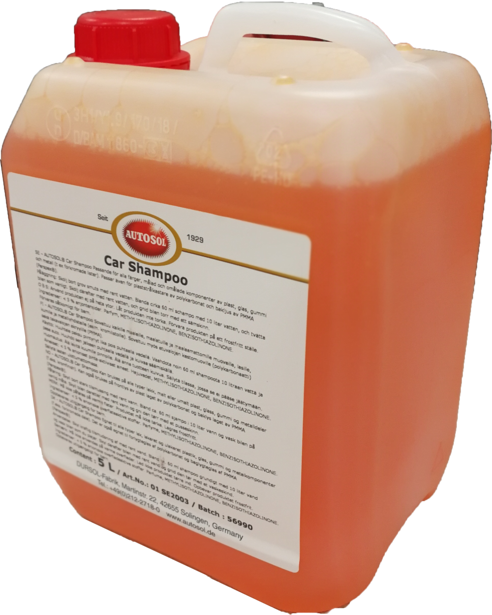 Car Shampoo - 5L - For Håndvask