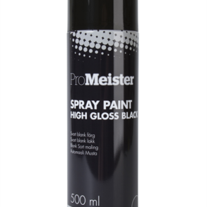 Promeister - Sprayfarge Blank Svart - 500 ML
