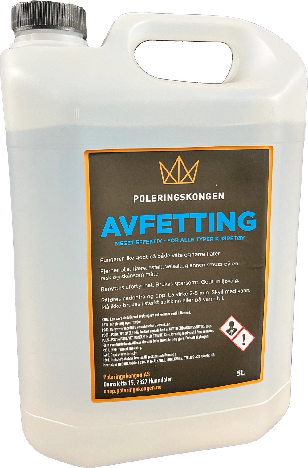 Avfetting 5 L - Saltfjerner - V2
