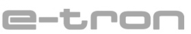 Kaliper dekor - Audi Etron -Sølv - 2 stk