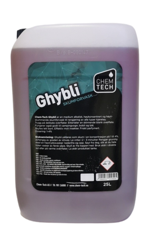 Ghybli - Skumforvask - Superkonsentrat - 25 liter