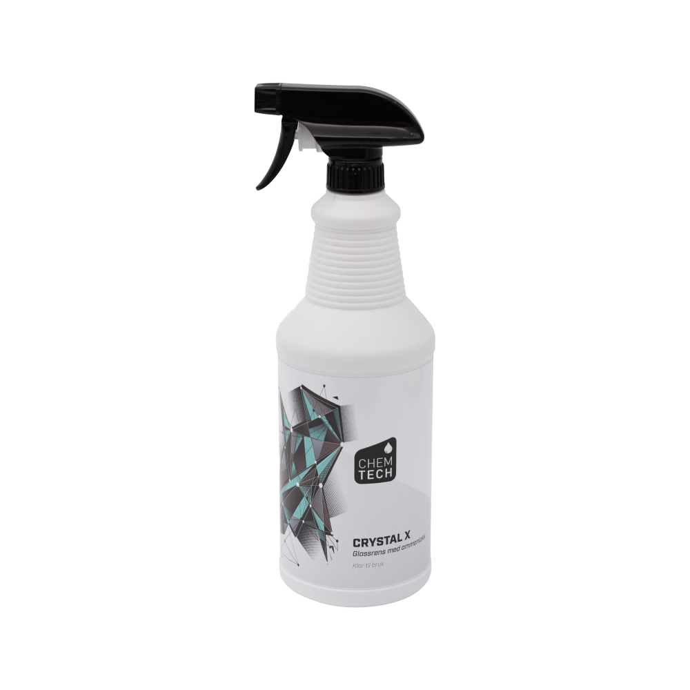 Chem-Tech Crystal - Glassrens Ammoniak - RTU - 1 liter