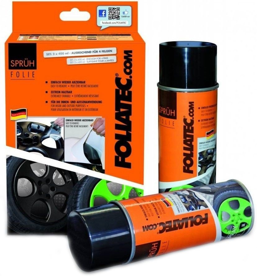 Sprayfolie sett til felger - Hellblau - 2 x 400 ML