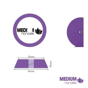 Polishing Pad - 95x25x75 - Medium Purple - Single