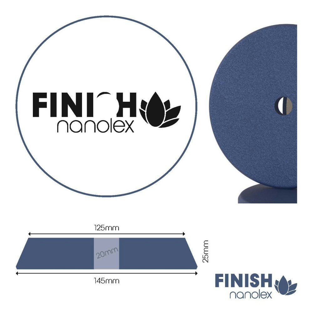 Polishing Pad - 145x13x125 - Soft Dark Blue - Single