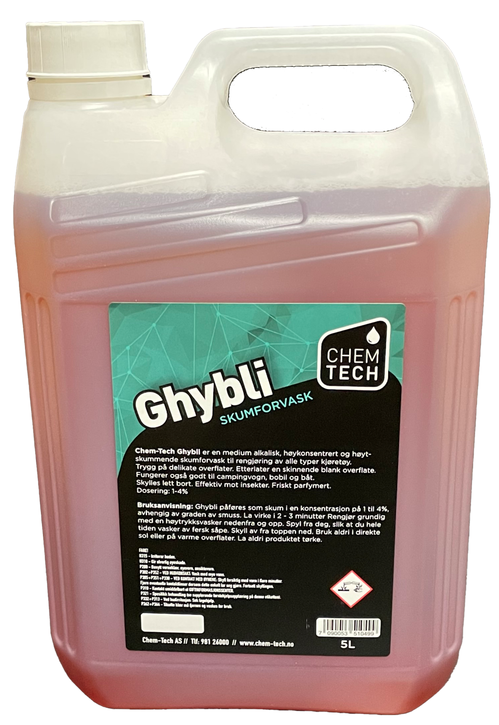Ghybli - Skumforvask - Superkonsentrat - 5 liter