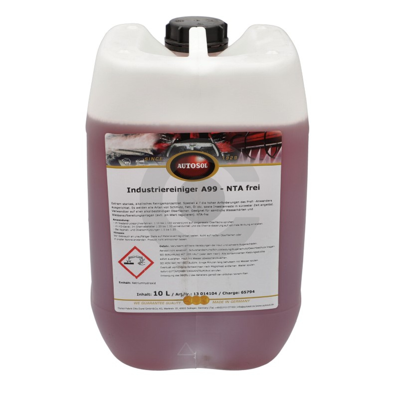 A99 Industrial Cleaner - 10L