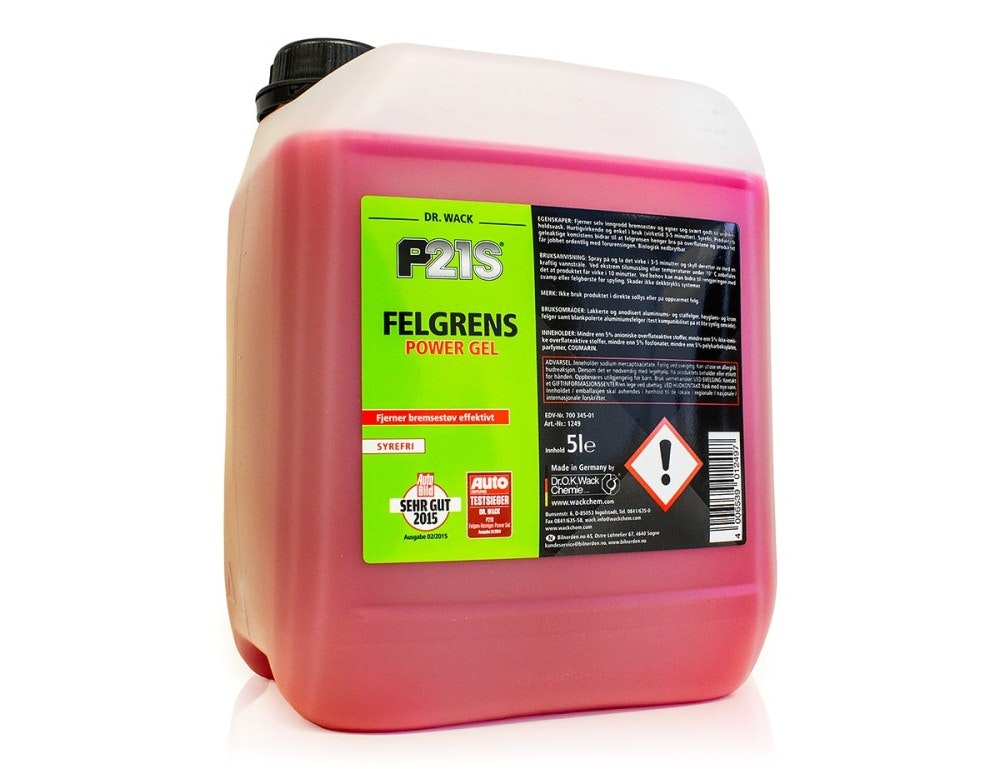 P21S Power Gel felgvask- 5L