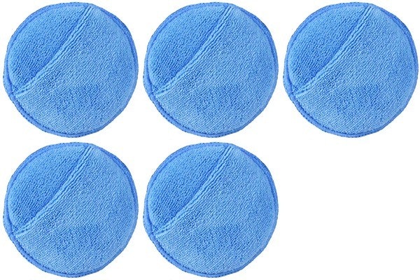 Påføringspute i mikrofiber - Wax Applikator - 5 Pack