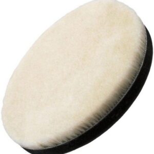 5.5 " - 135 mm 3 Pro Wool Detailing Grip Pad - For Grov Lakkrens - Ull