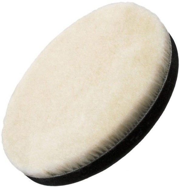 5.5 " - 135 mm 3 Pro Wool Detailing Grip Pad - For Grov Lakkrens - Ull