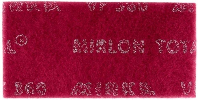 Mirlon Total - Matteklut - 115 x 230 mm - 360 korning - Rød - 5 PACK