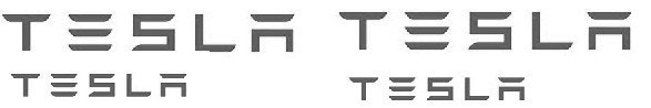 Kaliper dekor - Tesla - Sort- 4 stk