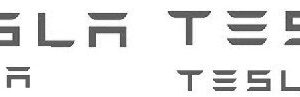 Kaliper dekor - Tesla - Hvit - 4 stk