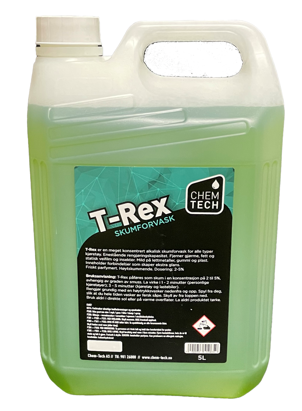 T-Rex - Skumforvask - Hyperkonsentrat - 5 liter
