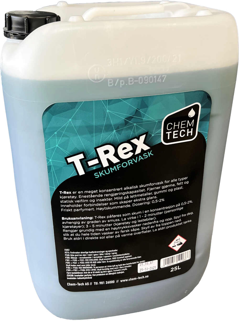 T-Rex - Skumforvask - Hyperkonsentrat - 25 liter