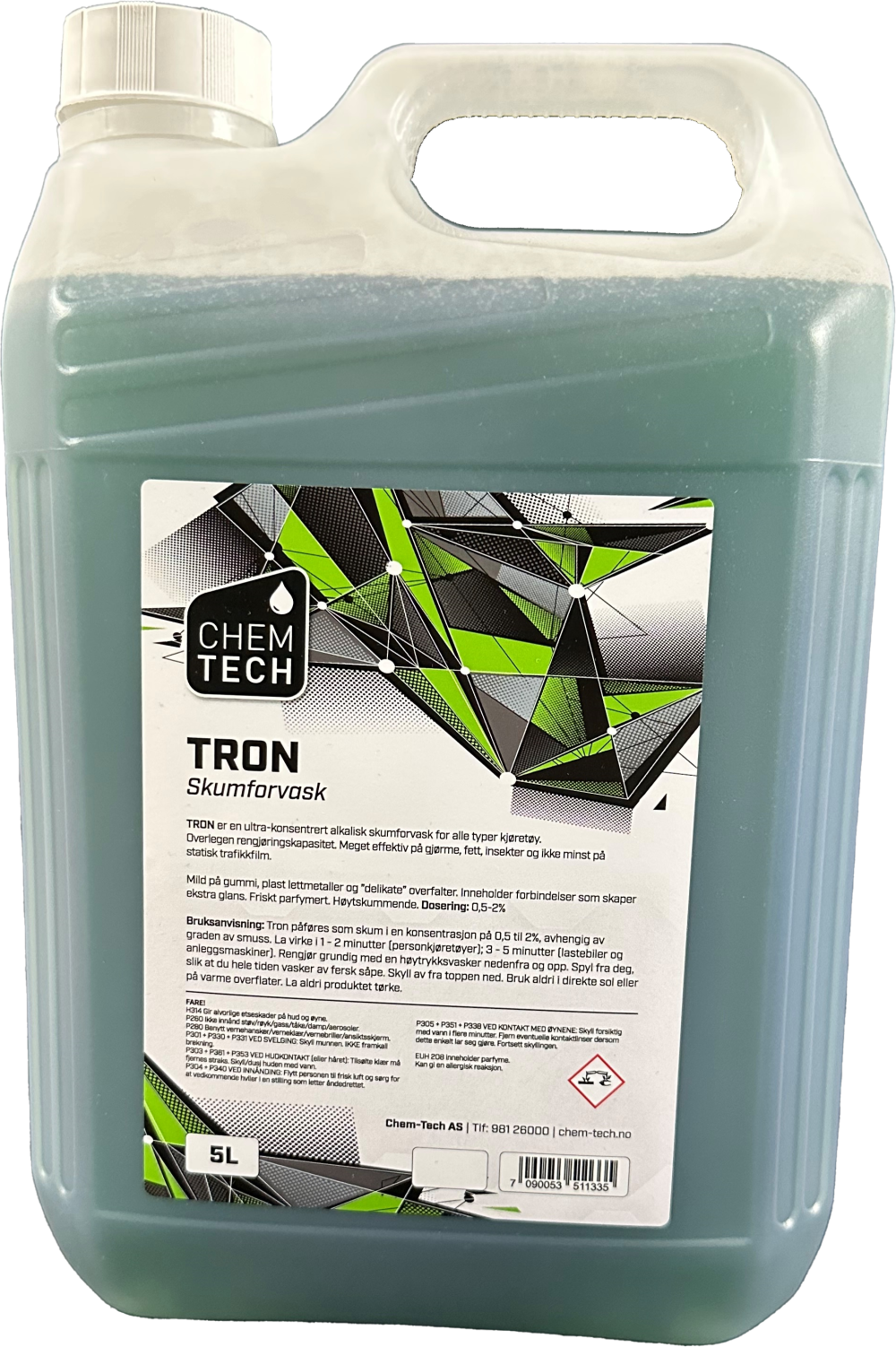 Chem-Tech Tron - Skumforvask - Hyperkonsentrat - 25 liter